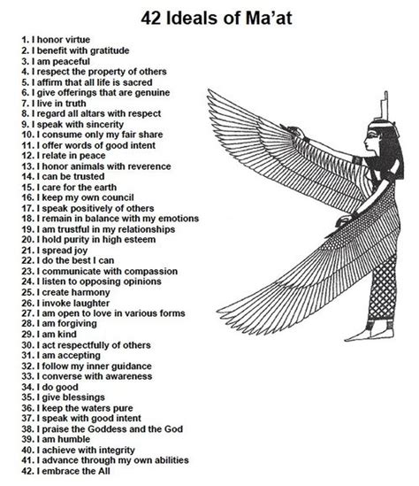 laws  maat google search egyptian mythology egyptian symbols egyptian art ancient