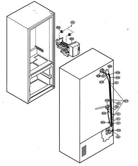icemaker parts diagram parts list  model  kenmore elite parts refrigerator