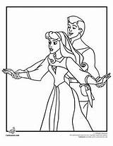 Coloring Pages Disney Sleeping Beauty Princess Aurora Colouring Lineart Cinderella Sheets Dance Books Kids sketch template