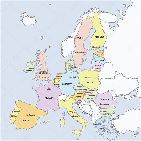 europe political map