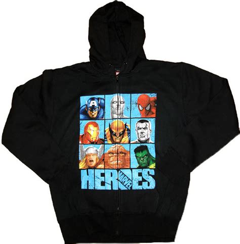 marvel heroes hoodie