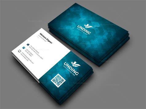 aurora professional corporate business card template  template