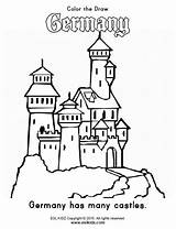 Germany Kids Activities Worksheets Themed Coloring Castle Worksheet Castles Activity Packet Teacherspayteachers Flashcards Set sketch template