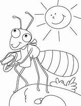 Ant Fourmi Activities Insects Bestcoloringpages Ants Promote Wesley Insect Cigarra Daycare sketch template