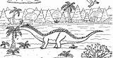Amargasaurus Sauropod Coloring sketch template