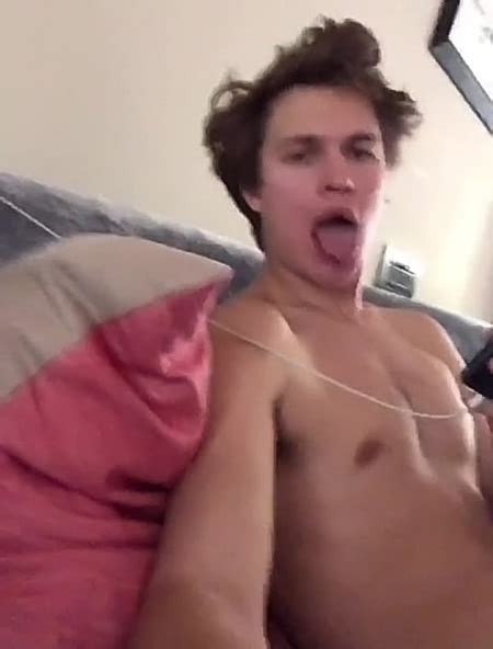 ansel elgort nude leaked bulge pics and private porn video