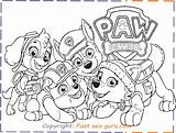 Patrol Paw Coloring Pages Everest Chase Rubble Printable Kids Print Book Characters Fastseoguru Cartoon Save Desktop Right Background Set Click sketch template