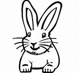 Rabbit Coloring Coloringcrew Dibujo sketch template