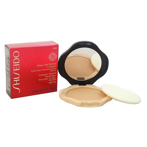 shiseido sheer  perfect compact foundation  natural fair beige   amazoncouk beauty