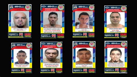 Ellos Son Los 15 Pandilleros Más Buscados En El Salvador Según Crime