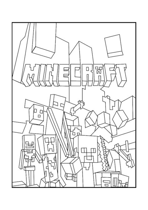 minecraft birthday coloring page coloring home