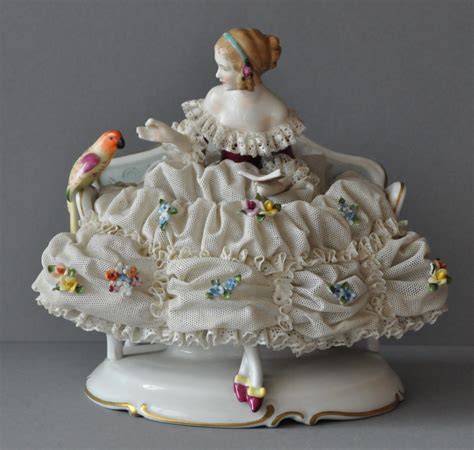 dresden porcelain  box jewelry home landscaping meissen porcelain figurines