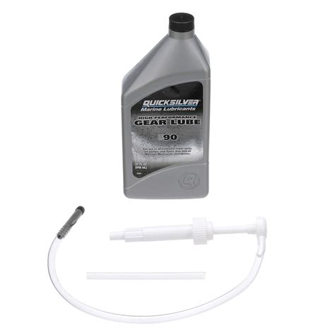 buy mercury quicksilver oz high performance gear lube pump kit fits  outboards