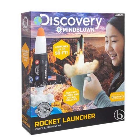 Promo Discovery Mindblown Rocket Launcher Science Experiment Kit