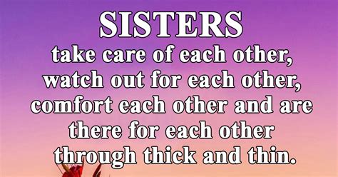 sisters take care of each other let me share
