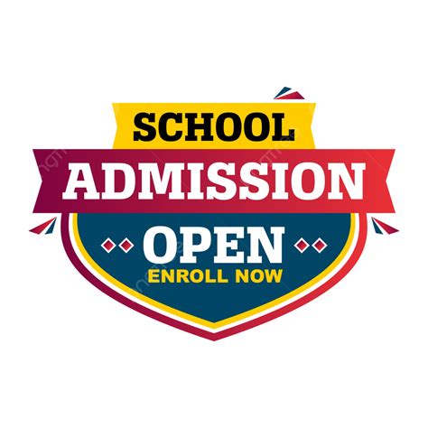 school admission open banner tag abstract  vector image school