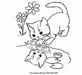 Baby Cat Coloring Pages Cute Desktop Wallpaper Advise Catwoman Nowadays Batman Related Wall Post sketch template