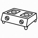 Plate Hot Icon Appliance Burner Cooker Camping Cooking Editor Open sketch template