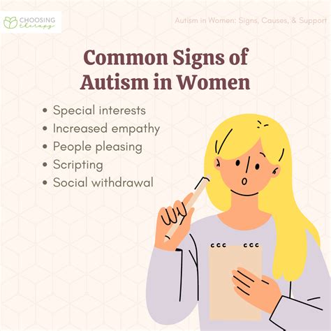 signs  autism  adult women