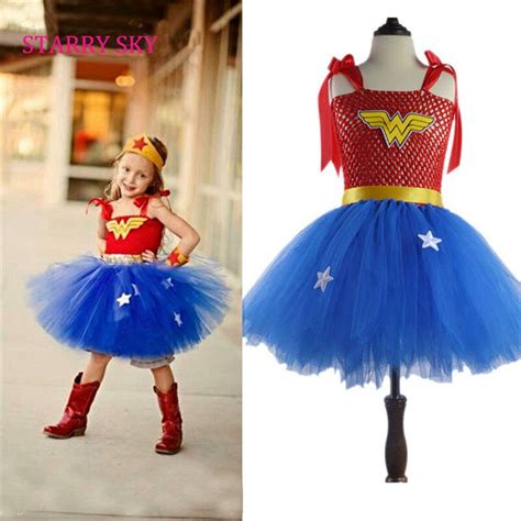 Buy Superhero Inspired Girl Tutu Dress