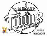 Coloring Minnesota Twins Baseball Pages Logo Mlb League Color Major Kids Wild Book Print Mn Logos Sheets Printable Boys Sports sketch template