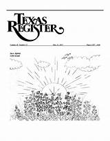 Texas Register Volume Title Number Pages May Item Next sketch template