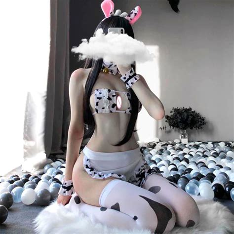 Sexy Cow Cosplay Costume Tankini Bikini Anime Girls Clothing Etsy Ireland