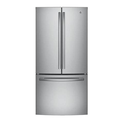 ge     cu ft french door refrigerator  stainless steel gnejskss  home depot