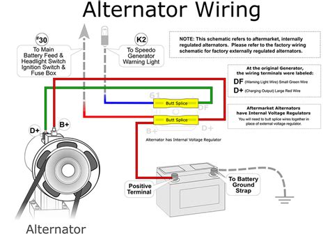 vw generator vw alternator wiring guide