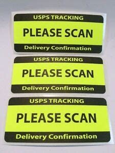 usps tracking delivery confirmation  scan labelsstickers     ebay