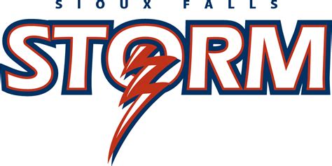 sioux falls storm logo primary logo indoor football league ifl chris creamers sports