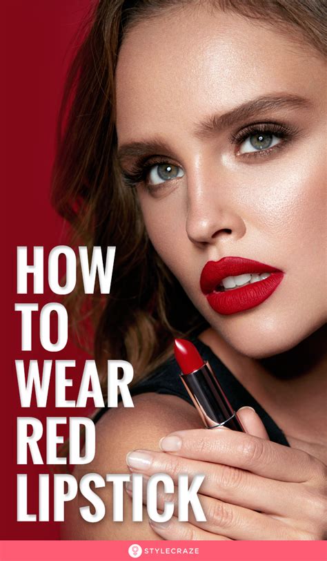 how to wear red lipstick perfectly a step by step tutorial red