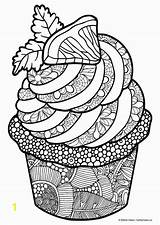 Coloring Adult Cupcakes Pages Tillagd Malmberg Helene Av Färgläggning Divyajanani sketch template