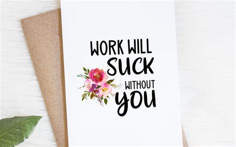 coworker leaving farewell card funny   gift work etsy