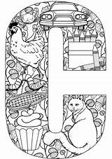 Letter Coloring Pages Alphabet Printable Letters Start Adults Things Sheknows Activities Kids Printables Print Adult Sheets Colouring Words Template Color sketch template