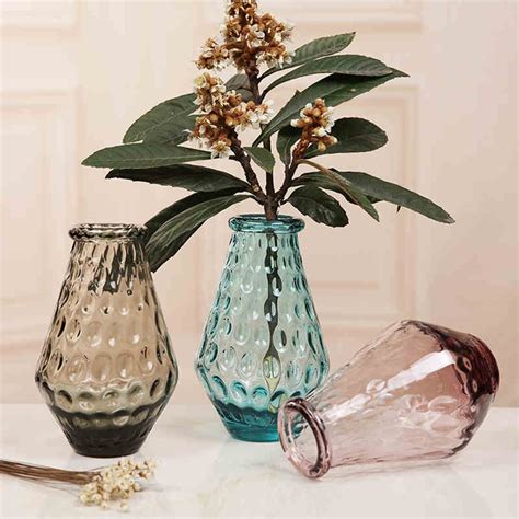 Colorful Crystal Tabletop Glass Vase Flower Vase Home Decor Wedding