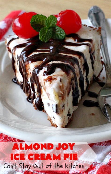 Almond Joy Ice Cream Pie Can T Stay Out Of The Kitchen