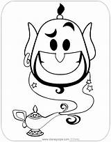 Emojis Disneyclips Genie Princess Template sketch template