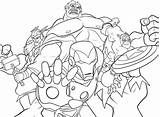 Coloring Avengers Pages Printable Popular sketch template