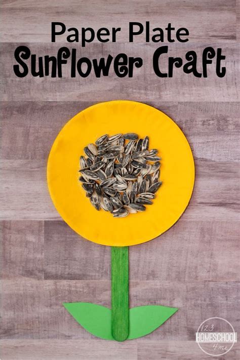 sunflower craft super cute simple   flower craft  toddler