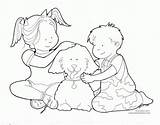 Coloring Pages Kids Helping Clipart Each Other Caring Children Others Books Animals Military Child Printable Preschool Activity Book sketch template