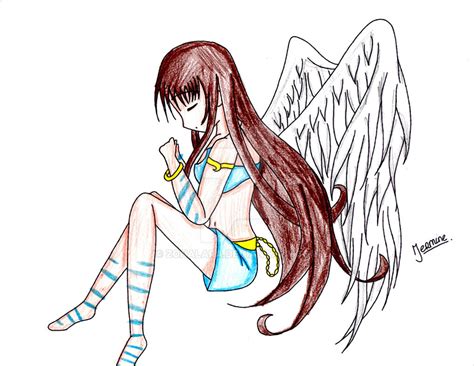 anime angel girl  zonalara  deviantart