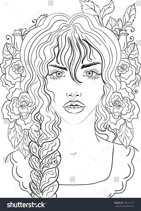 long hair anime girl coloring pages guluwee