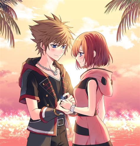 Sora And Kairi Sokai Sora Kingdom Hearts Kingdom
