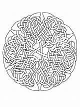 Coloring Pages Celtic Knot Printable Adult sketch template