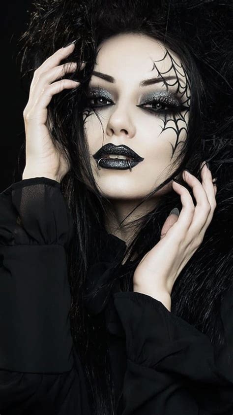 pin by milea huckeby on darya goth glam halloween makeup inspiration