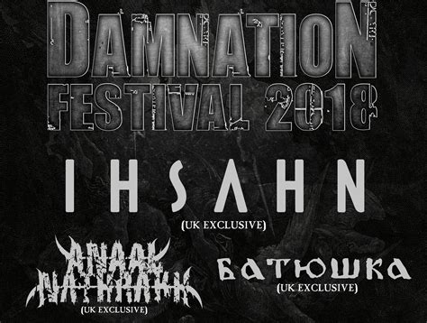 four more bands confirmed for damnation festival