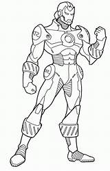 Coloring Iron Man Kids Strong Pdf Print Very sketch template
