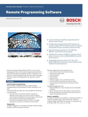 remote programming software bosch security systems bv  catalogs technical documentation