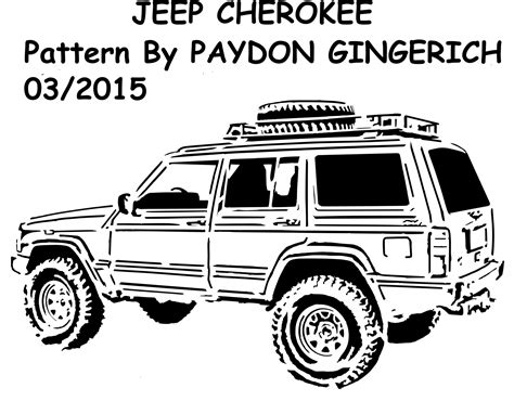 jeep cherokee jeep ausmalbilder ausmalen